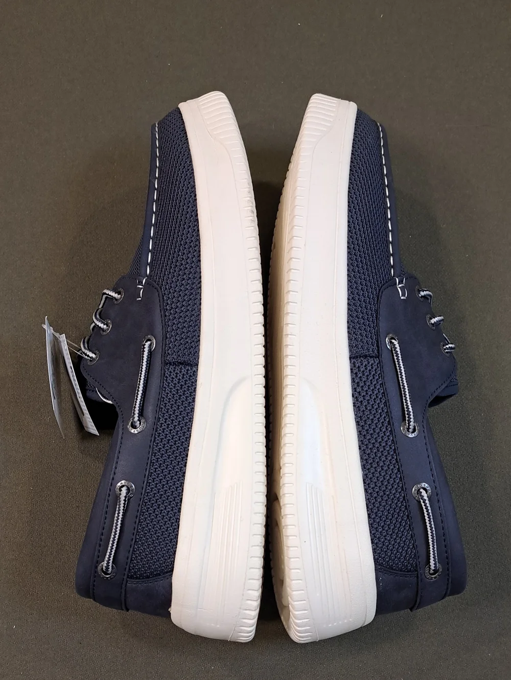 Island Surf Arnalt 3 Eyelet Men’s Boat Shoe - Color: Navy - Size: 11.5